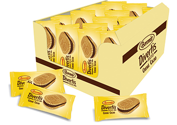 Biscuiți Divertis cu cacao cutie